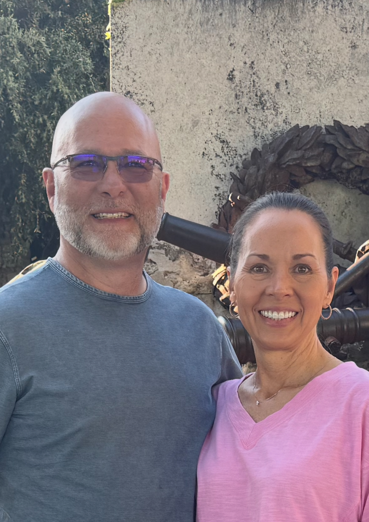 Dr. Kevin Rowan with his wife